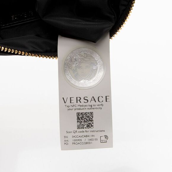 Versace Nylon Medusa Tribute Flat Pouch - Picture 8 of 14